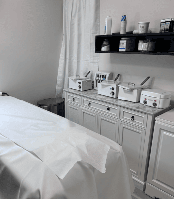 Annie's Beauty and Body Waxing 21 Clean and modern waxing treatment room with professional setup